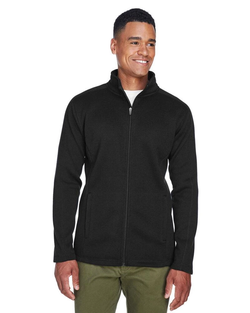 Devon & Jones DG793 - Men's Bristol Full-Zip Sweater Fleece Jacket 1 Devon & Jones DG793 - Men's Bristol Full-Zip Sweater Fleece Jacket