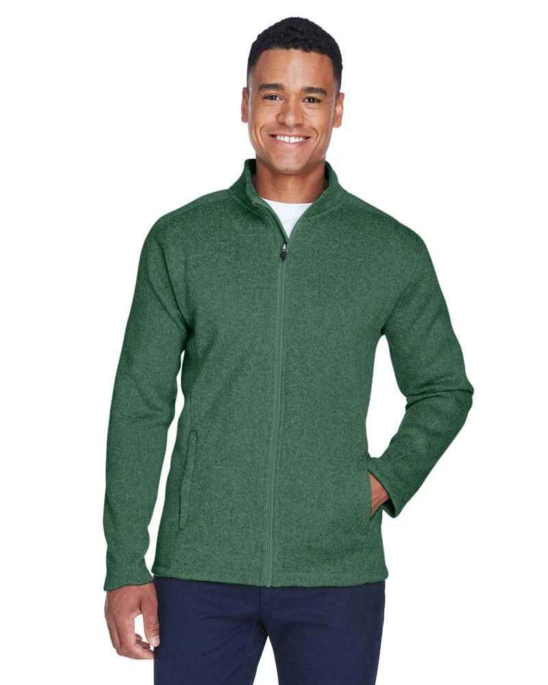 Devon & Jones DG793 - Men's Bristol Full-Zip Sweater Fleece Jacket 6 Devon & Jones DG793 - Men's Bristol Full-Zip Sweater Fleece Jacket - Image 6