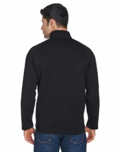 Devon & Jones DG792 - Men's Bristol Sweater Fleece Half-Zip -Wordans Shop 193714 back big
