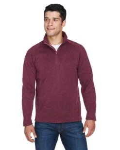 Devon & Jones DG792 - Men's Bristol Sweater Fleece Half-Zip -Wordans Shop 193729 big