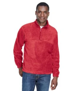 Harriton M980 - 8 Oz. Quarter-Zip Fleece Pullover -Wordans Shop 232202 big