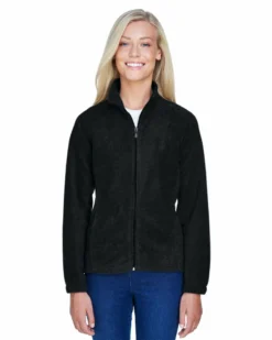 Harriton M990W - Ladies 8 Oz. Full-Zip Fleece