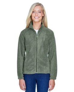 Harriton M990W - Ladies 8 Oz. Full-Zip Fleece -Wordans Shop 232691 big