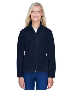 Harriton M990W - Ladies 8 Oz. Full-Zip Fleece -Wordans Shop 232694 big