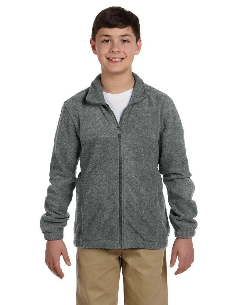 Harriton M990Y - Youth 8 Oz. Full-Zip Fleece 5 Harriton M990Y - Youth 8 Oz. Full-Zip Fleece - Image 5