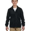 Harriton M990Y - Youth 8 Oz. Full-Zip Fleece