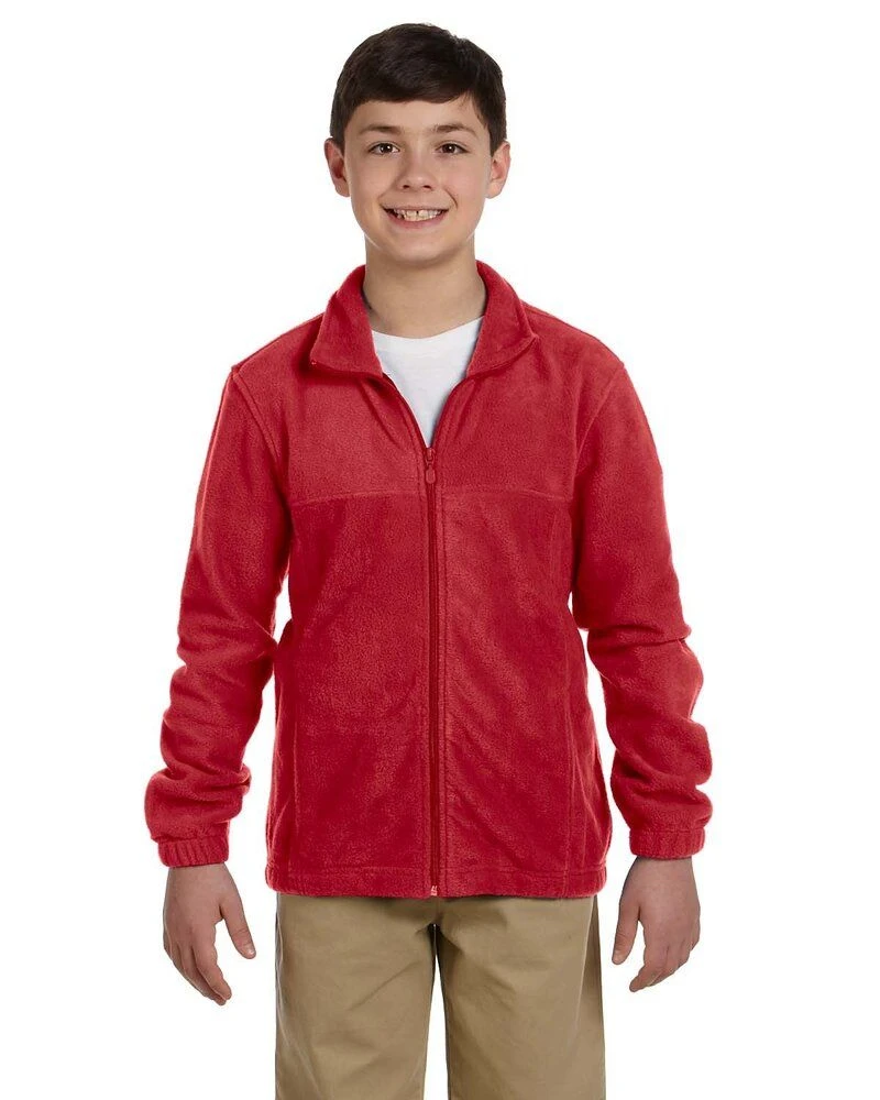 Harriton M990Y - Youth 8 Oz. Full-Zip Fleece 4 Harriton M990Y - Youth 8 Oz. Full-Zip Fleece - Image 4