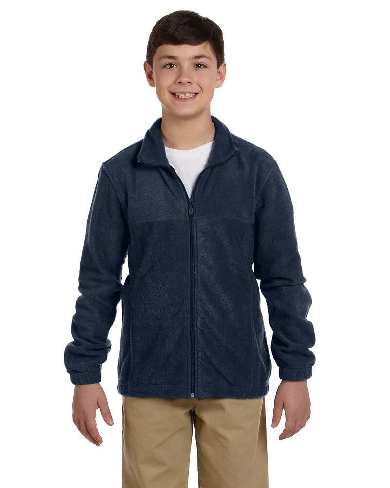 Harriton M990Y - Youth 8 Oz. Full-Zip Fleece 7 Harriton M990Y - Youth 8 Oz. Full-Zip Fleece - Image 7