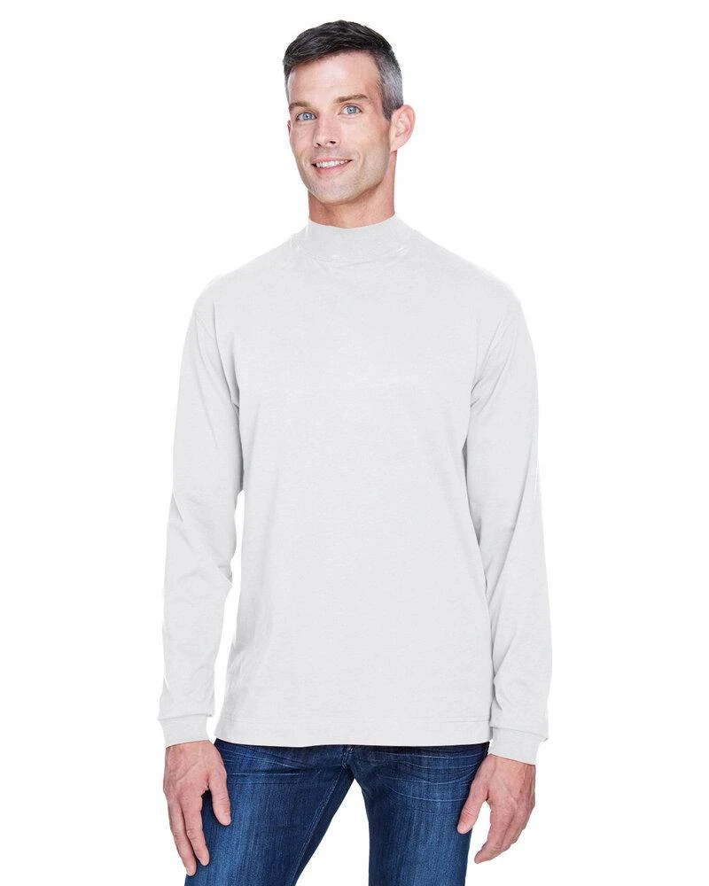 Devon & Jones D420 - Sueded Cotton Jersey Mock Turtleneck 4 Devon & Jones D420 - Sueded Cotton Jersey Mock Turtleneck - Image 4