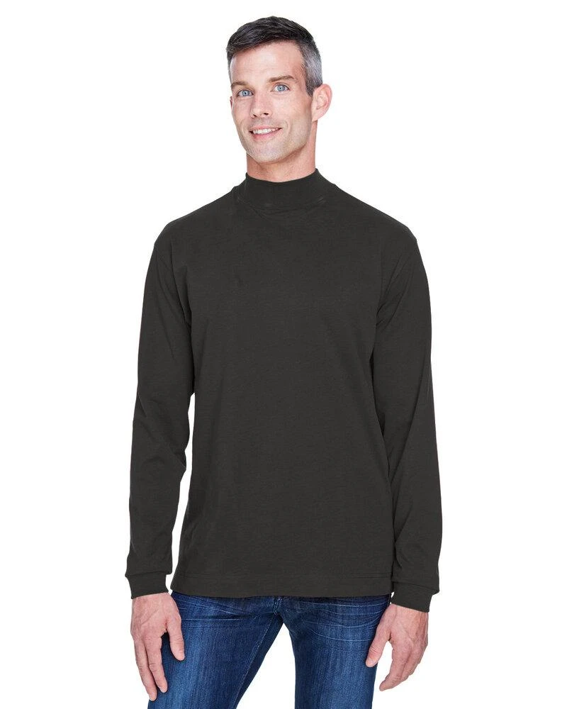 Devon & Jones D420 - Sueded Cotton Jersey Mock Turtleneck 1 Devon & Jones D420 - Sueded Cotton Jersey Mock Turtleneck