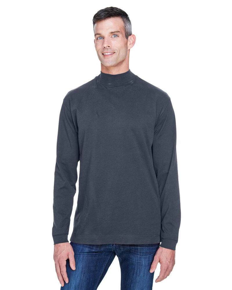 Devon & Jones D420 - Sueded Cotton Jersey Mock Turtleneck 6 Devon & Jones D420 - Sueded Cotton Jersey Mock Turtleneck - Image 6