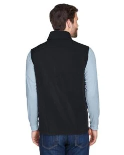 Ash CityCore 365 CE701 - Men's Cruise Two-Layer Fleece Bonded Soft Shell Vest -Wordans Shop 325802 back big