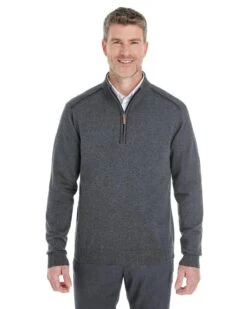 Devon & Jones DG478 - Men's Manchester Fully-Fashioned Half-Zip Sweater -Wordans Shop 326921 big