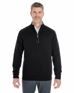 Devon & Jones DG478 - Men's Manchester Fully-Fashioned Half-Zip Sweater