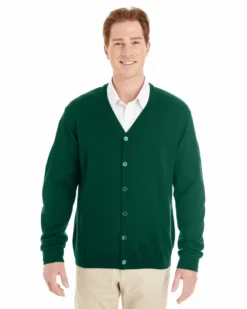 Harriton M425 - Men's Pilbloc V-Neck Button Cardigan Sweater -Wordans Shop 327146 big