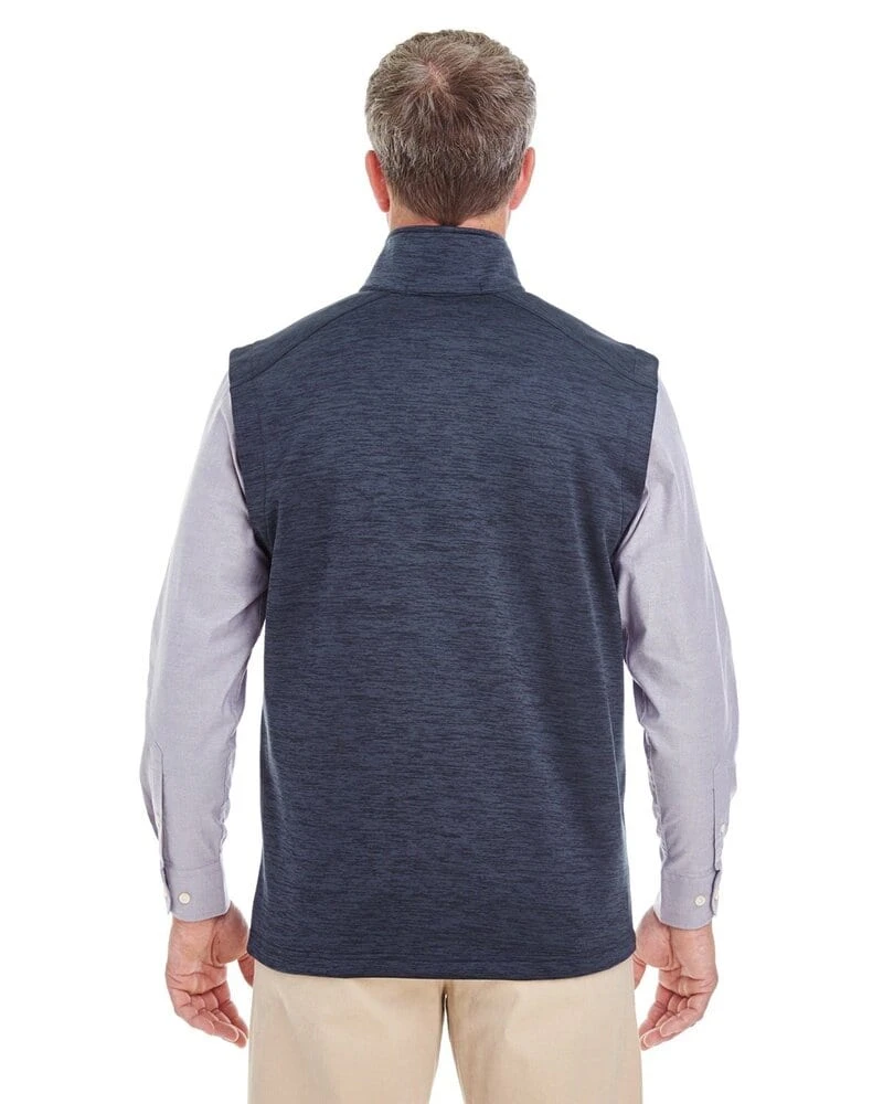 Devon & Jones DG797 - Men's Newbury Mélange Fleece Vest 3 Devon & Jones DG797 - Men's Newbury Mélange Fleece Vest - Image 3