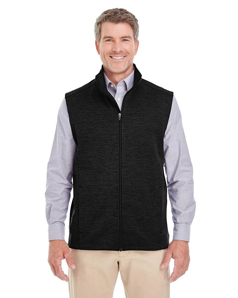 Devon & Jones DG797 - Men's Newbury Mélange Fleece Vest 4 Devon & Jones DG797 - Men's Newbury Mélange Fleece Vest - Image 4