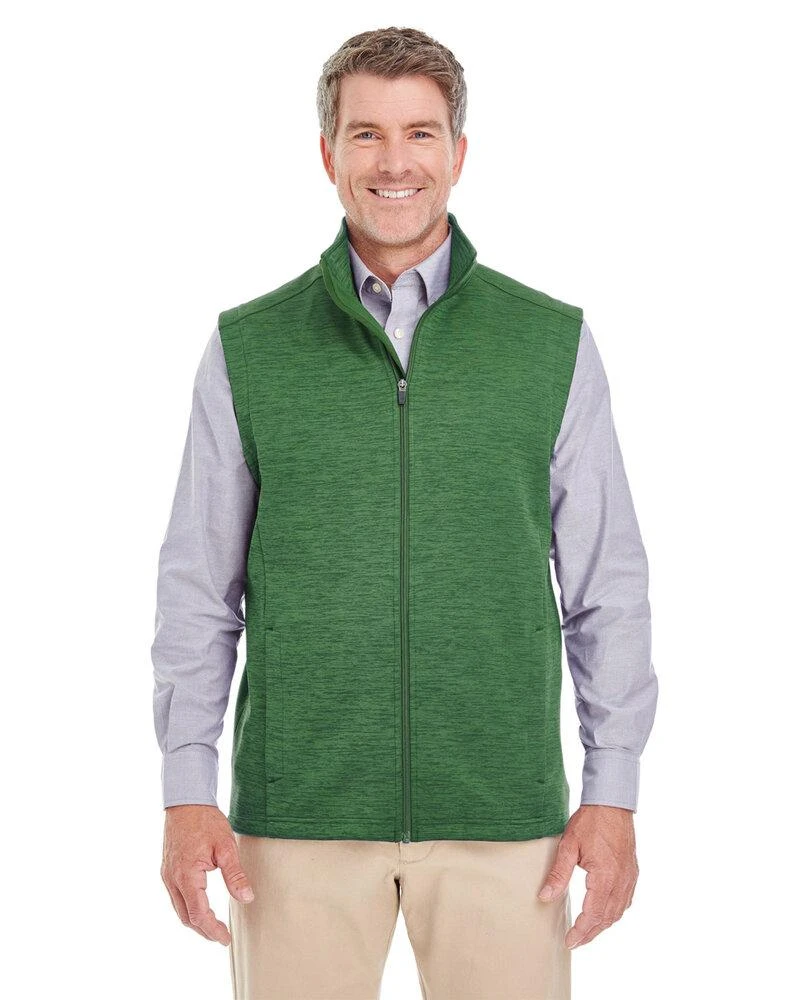Devon & Jones DG797 - Men's Newbury Mélange Fleece Vest 5 Devon & Jones DG797 - Men's Newbury Mélange Fleece Vest - Image 5