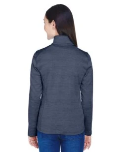 Devon & Jones DG798W - Ladies Newbury Mélange Fleece Quarter-Zip -Wordans Shop 327257 back big