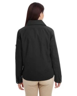 Harriton M705W - Ladies Auxiliary Canvas Work Jacket 8 Harriton M705W - Ladies Auxiliary Canvas Work Jacket -Wordans Shop 327452 back big
