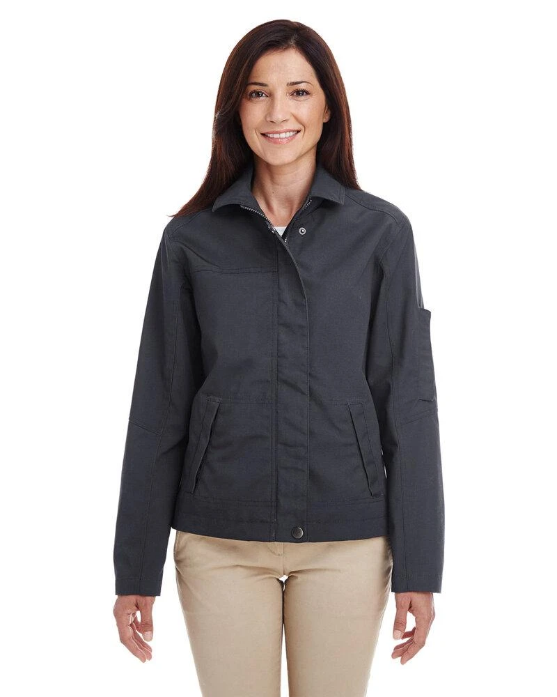 Harriton M705W - Ladies Auxiliary Canvas Work Jacket 5 Harriton M705W - Ladies Auxiliary Canvas Work Jacket - Image 5