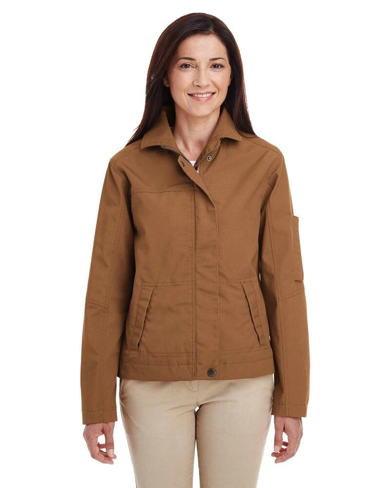 Harriton M705W - Ladies Auxiliary Canvas Work Jacket 6 Harriton M705W - Ladies Auxiliary Canvas Work Jacket - Image 6