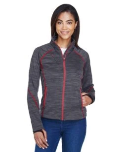 Ash City North End 78697 - Flux Ladies' Melange Bonded Fleece Jackets -Wordans Shop 327464 big