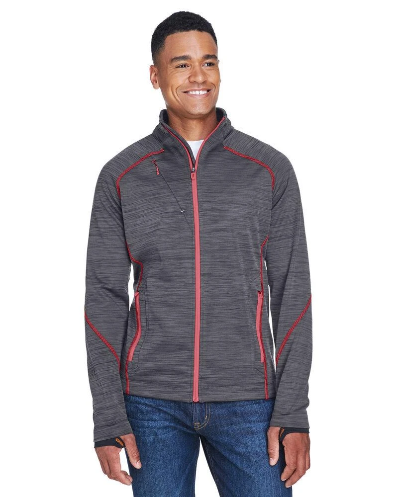 Ash City North End 88697 - Flux Men's Melange Bonded Fleece Jackets 5 Ash City North End 88697 - Flux Men's Melange Bonded Fleece Jackets - Image 5