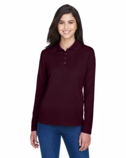 Ash City Core 365 78192 - Pinnacle Core 365™ Ladies' Performance Long Sleeve Pique Polos -Wordans Shop 44929 big