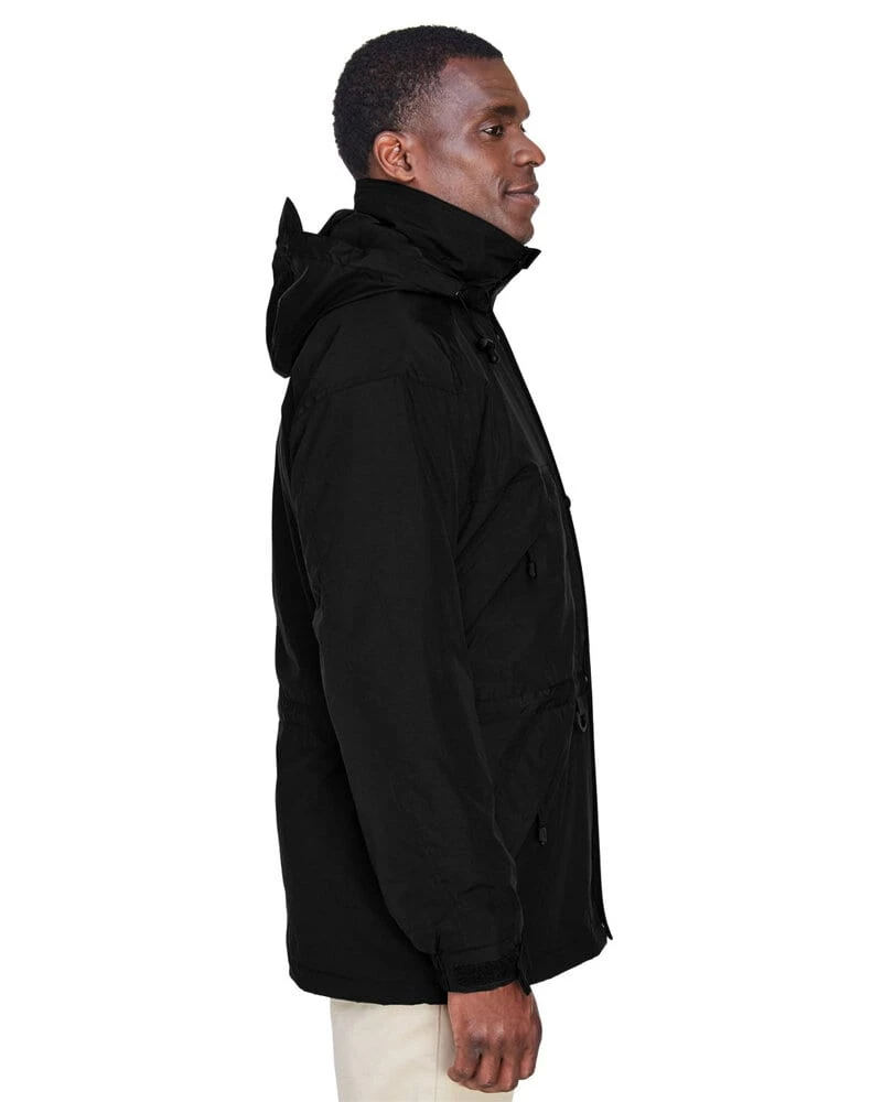 Ash City North End 88007 - Men's 3-In-1 Techno Series Parka With Dobby Trim 2 Ash City North End 88007 - Men's 3-In-1 Techno Series Parka With Dobby Trim - Image 2