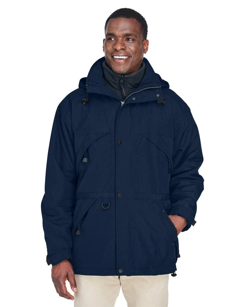Ash City North End 88007 - Men's 3-In-1 Techno Series Parka With Dobby Trim 4 Ash City North End 88007 - Men's 3-In-1 Techno Series Parka With Dobby Trim - Image 4
