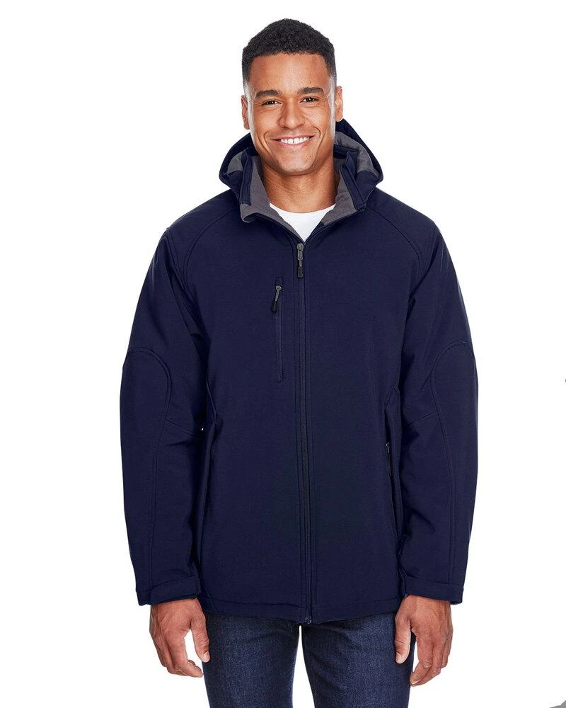 Ash City North End 88159 - Glacier Men's Insulated Soft Shell Jacket With Detachable Hood 4 Ash City North End 88159 - Glacier Men's Insulated Soft Shell Jacket With Detachable Hood - Image 4