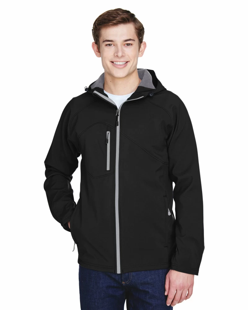 Ash City North End 88166 - Prospect Men's Soft Shell Jacket With Hood 1 Ash City North End 88166 - Prospect Men's Soft Shell Jacket With Hood