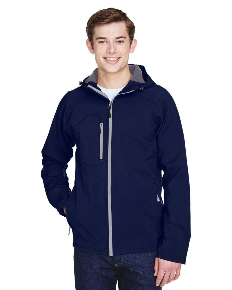Ash City North End 88166 - Prospect Men's Soft Shell Jacket With Hood 4 Ash City North End 88166 - Prospect Men's Soft Shell Jacket With Hood - Image 4