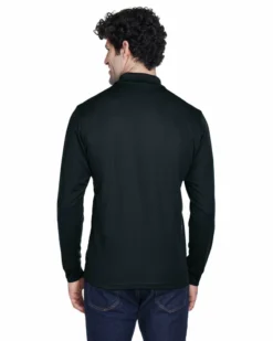 Ash City Core 365 88192T - Pinnacle Core 365™ Men's Performance Long Sleeve Pique Polos -Wordans Shop 47638 back big