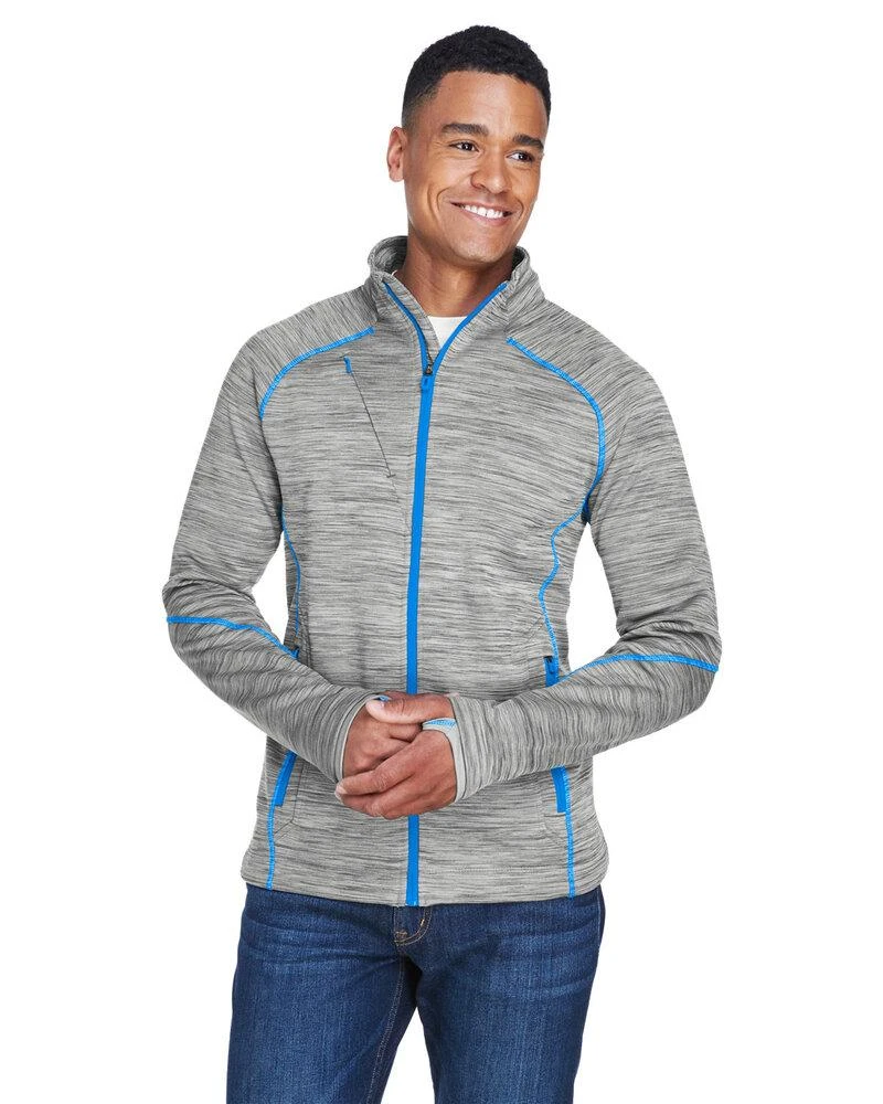 Ash City North End 88697 - Flux Men's Melange Bonded Fleece Jackets 1 Ash City North End 88697 - Flux Men's Melange Bonded Fleece Jackets