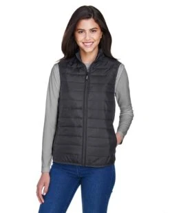 Core 365 CE702W - Ladies Prevail Packable Puffer Vest -Wordans Shop 865761 big