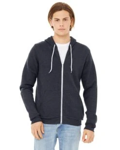 Bella+Canvas 3739 - Unisex Full-Zip Hooded Sweatshirt -Wordans Shop 865875 big