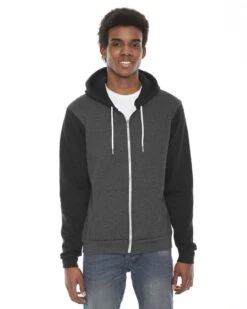 American Apparel F497W - Unisex Flex Fleece Zip Hoodie -Wordans Shop 867147 big