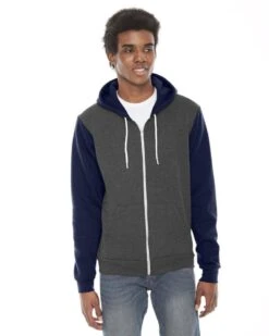 American Apparel F497W - Unisex Flex Fleece Zip Hoodie -Wordans Shop 867150 big