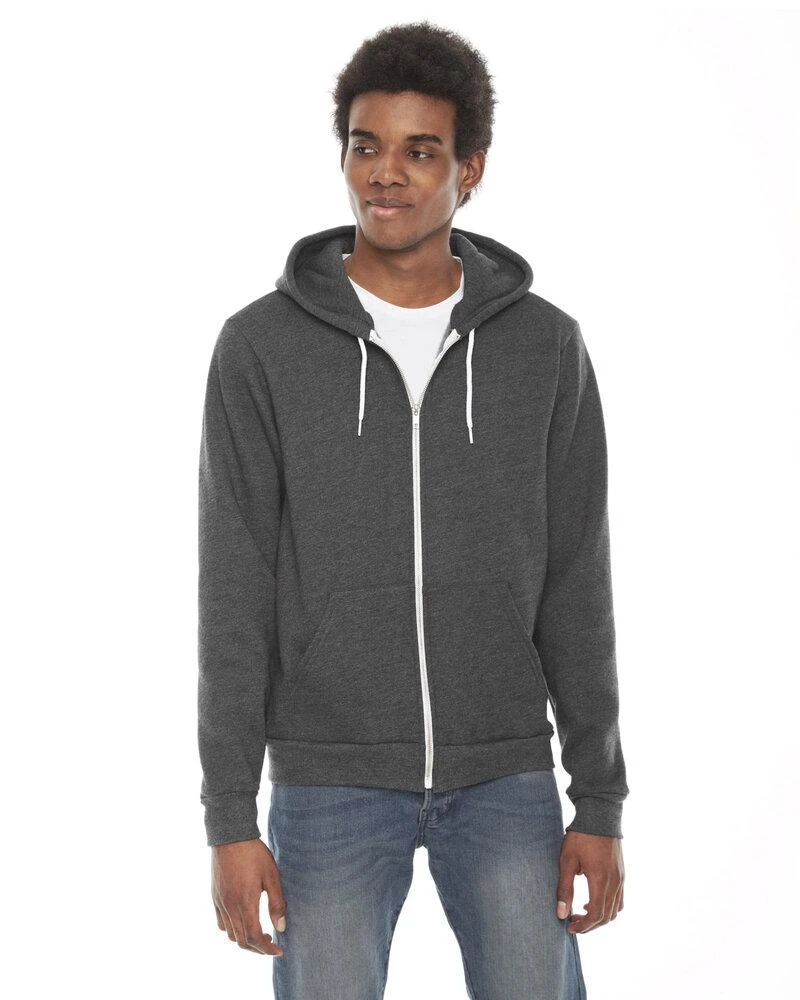 American Apparel AAF497W - Unisex Flex Fleece Zip Hooded Sweatshirt 8 American Apparel AAF497W - Unisex Flex Fleece Zip Hooded Sweatshirt - Image 8