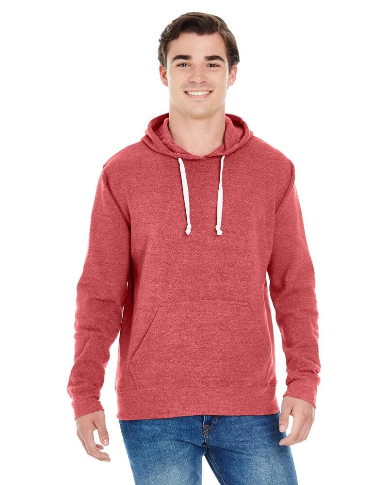 J. America JA8871 - Adult Tri-Blend Pullover Hooded Fleece 4 J. America JA8871 - Adult Tri-Blend Pullover Hooded Fleece - Image 4