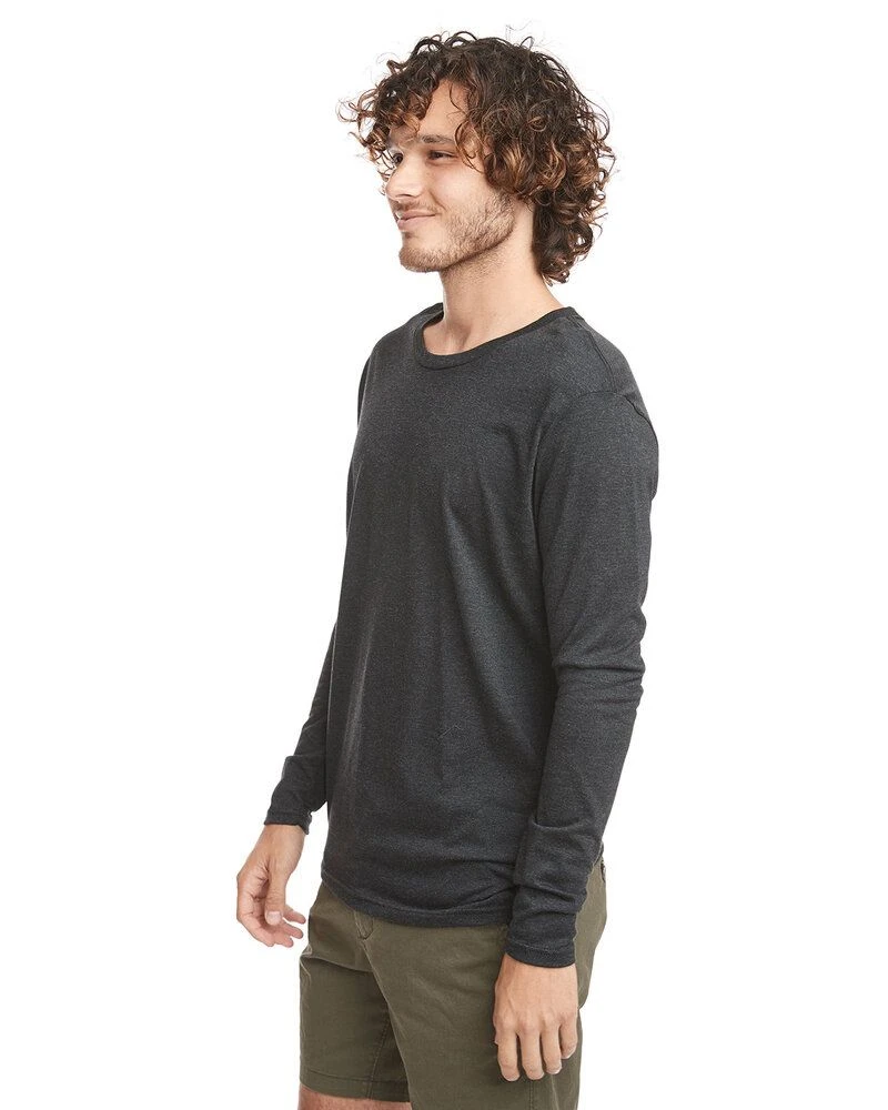 Next Level 6071 - Men's Triblend Long-Sleeve Crew 2 Next Level 6071 - Men's Triblend Long-Sleeve Crew - Image 2