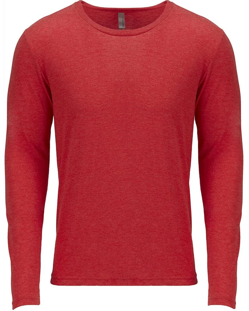 Next Level 6071 - Men's Triblend Long-Sleeve Crew 4 Next Level 6071 - Men's Triblend Long-Sleeve Crew - Image 4