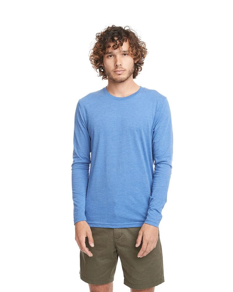 Next Level 6071 - Men's Triblend Long-Sleeve Crew 8 Next Level 6071 - Men's Triblend Long-Sleeve Crew - Image 8