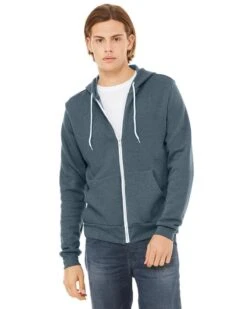Bella+Canvas 3739 - Unisex Full-Zip Hooded Sweatshirt -Wordans Shop 926418 big