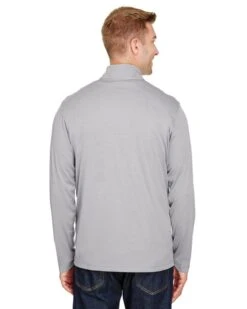 Team 365 TT31H - Men's Zone Sonic Heather Performance Quarter-Zip -Wordans Shop 926640 back big