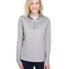 Team 365 TT31HW - Ladies Zone Sonic Heather Performance Quarter-Zip