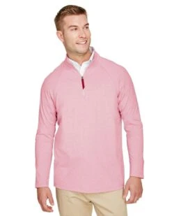 Devon & Jones DG480 - Men's CrownLux Performance Clubhouse Micro-Stripe Quarter-Zip -Wordans Shop 926991 big