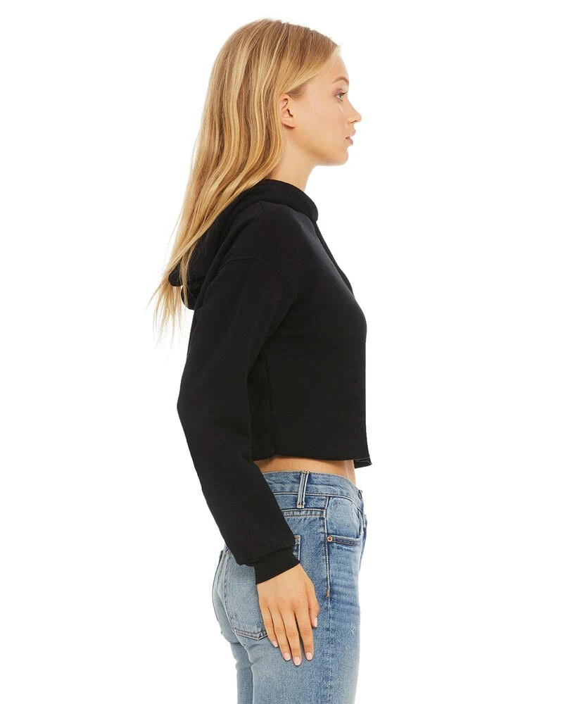 Bella+Canvas B7502 - Ladies Cropped Fleece Hoodie 2 Bella+Canvas B7502 - Ladies Cropped Fleece Hoodie - Image 2